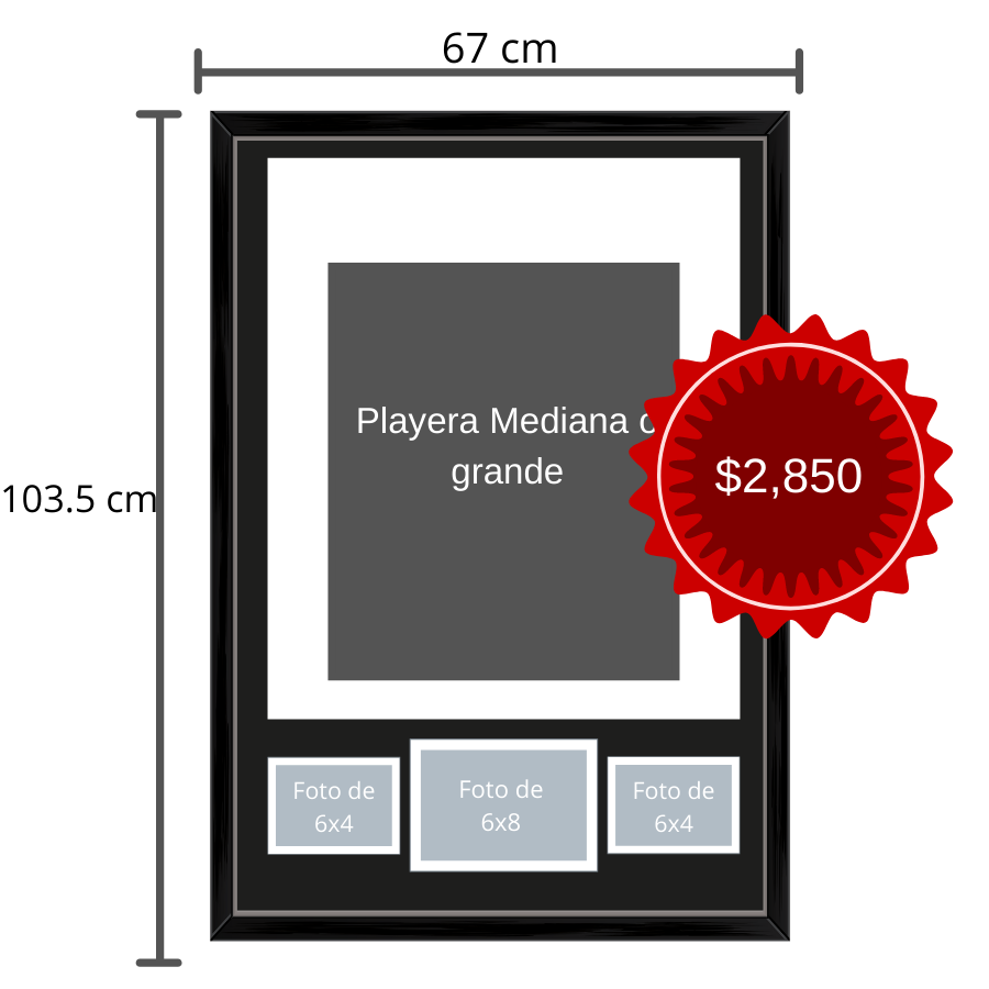 Marco Negro-interior (negro/ blanco),(rojo/ azul) «Edición Advanced»