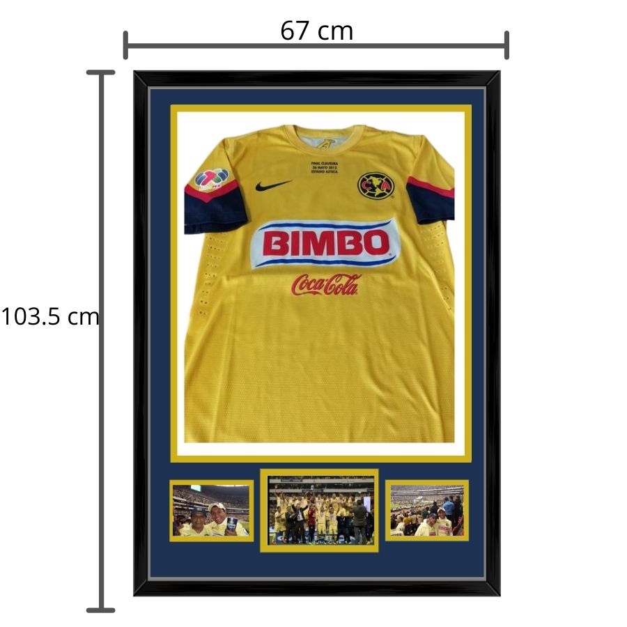 Marco Negro-interior (azul/ Dorado) «Edición Advanced» Fher Alvarez II Segundo enmarcado